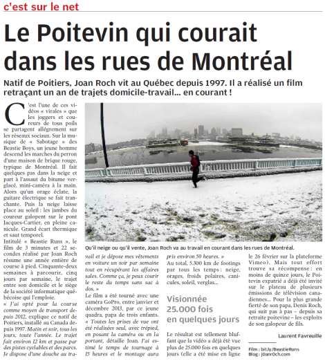 Laurent Favreuille, Centre Presse, 11 mars 2014